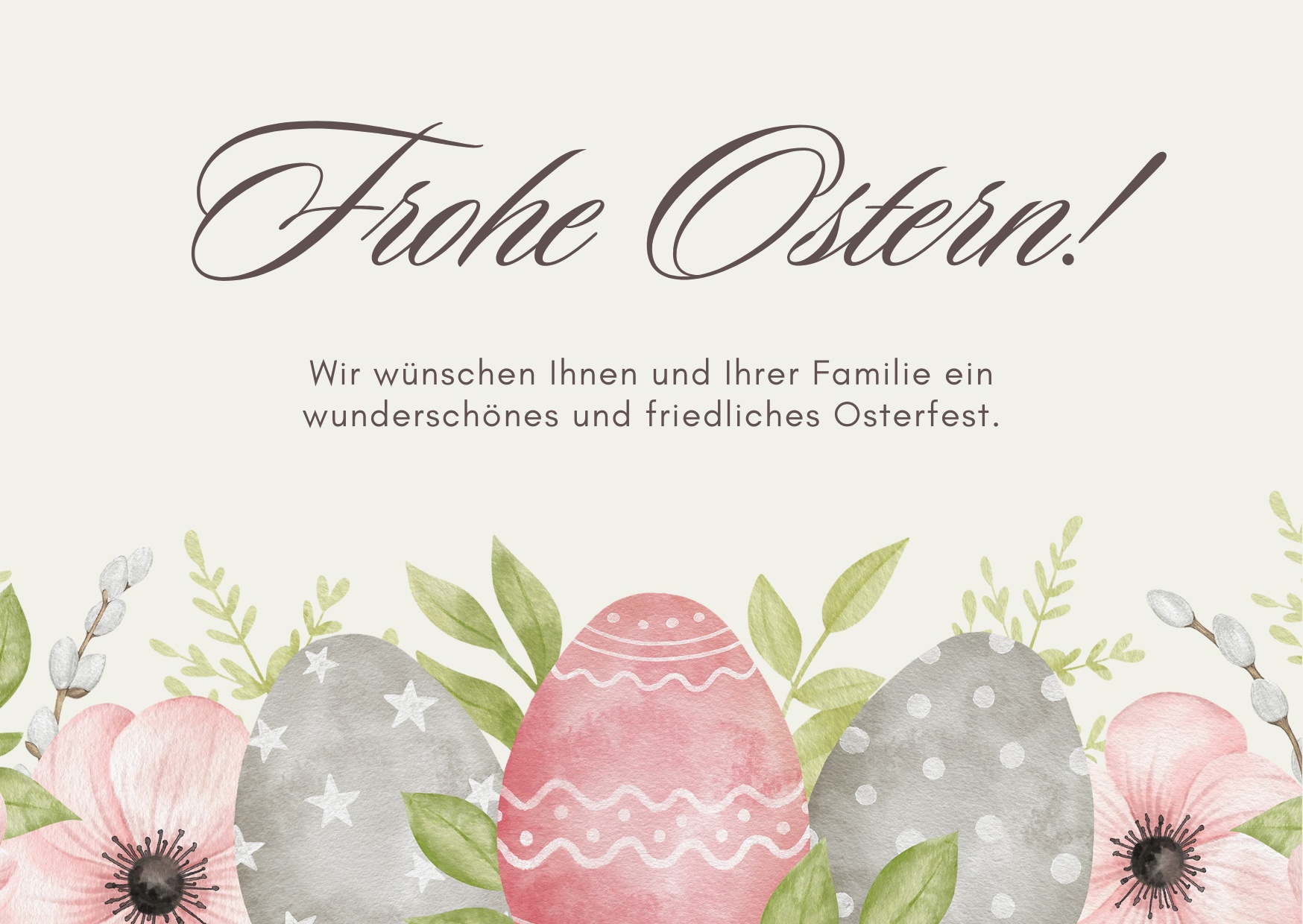 Frohe Ostern!